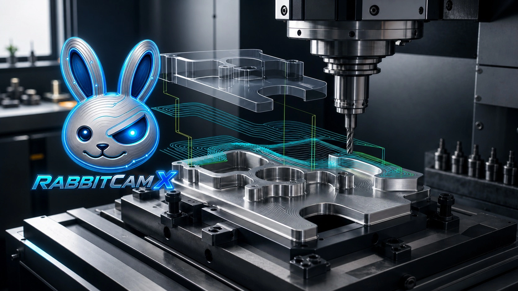 RabbitCAM X: 3-Axis CNC CAM Software for DXF and STEP