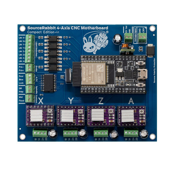 4-Axis CNC Motherboard Compact Edition