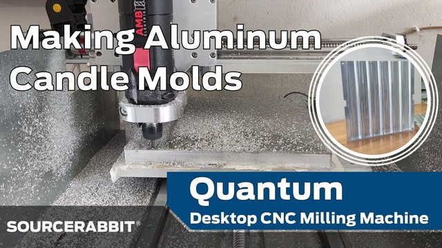 CNC Machining a Candle Mold with Quantum Desktop CNC Milling Machine