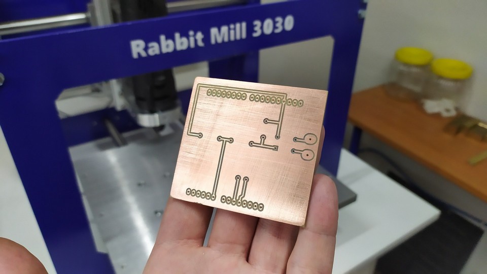 CNC PCB Boards with Rabbit Mill 3030