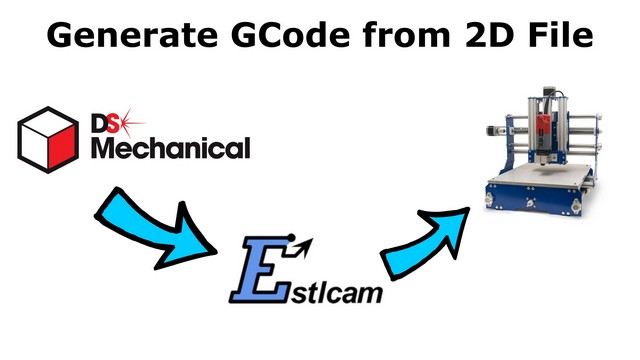 Πώς να φτιάξετε GCode απο αρχείο DXF ή SVG με το ESTLCam
